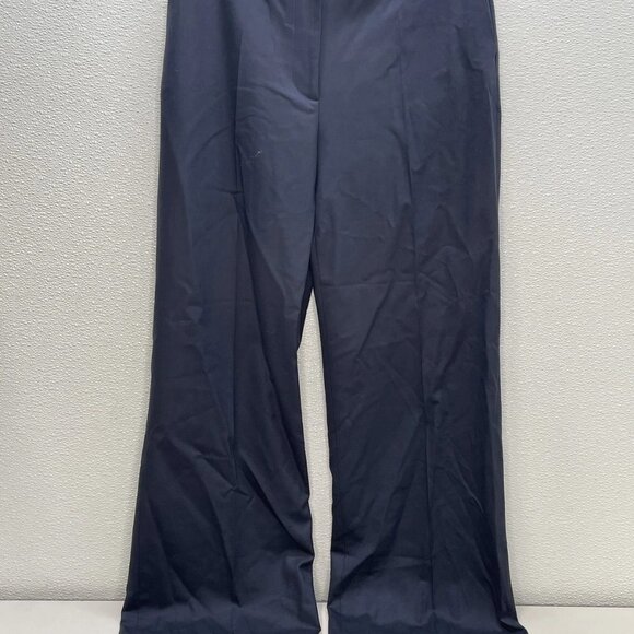 NEW ARGENT Women's Pants Size 10 – Seasonless Wool Wide Leg in Navy - Picture 6 of 6